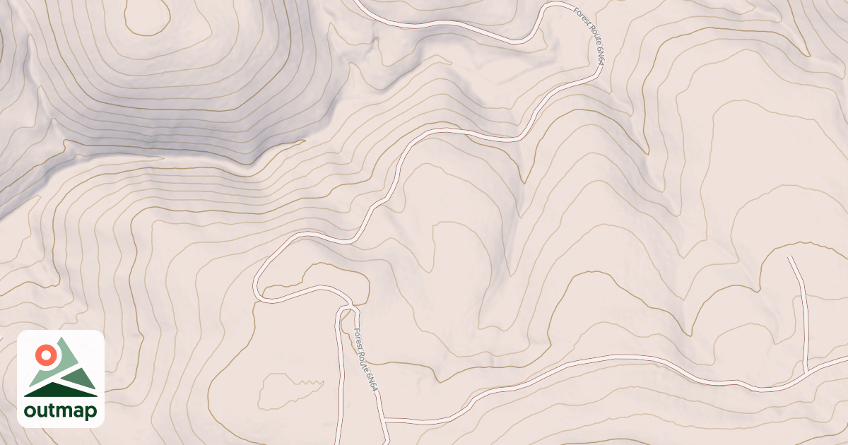 Map of USFS Motor Vehicle Use Map Roads {F258B876-A8E3-4252-AB73-8CC67CEC4F84}