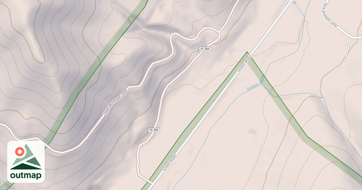 Map of LITTLE MOUNTAIN
