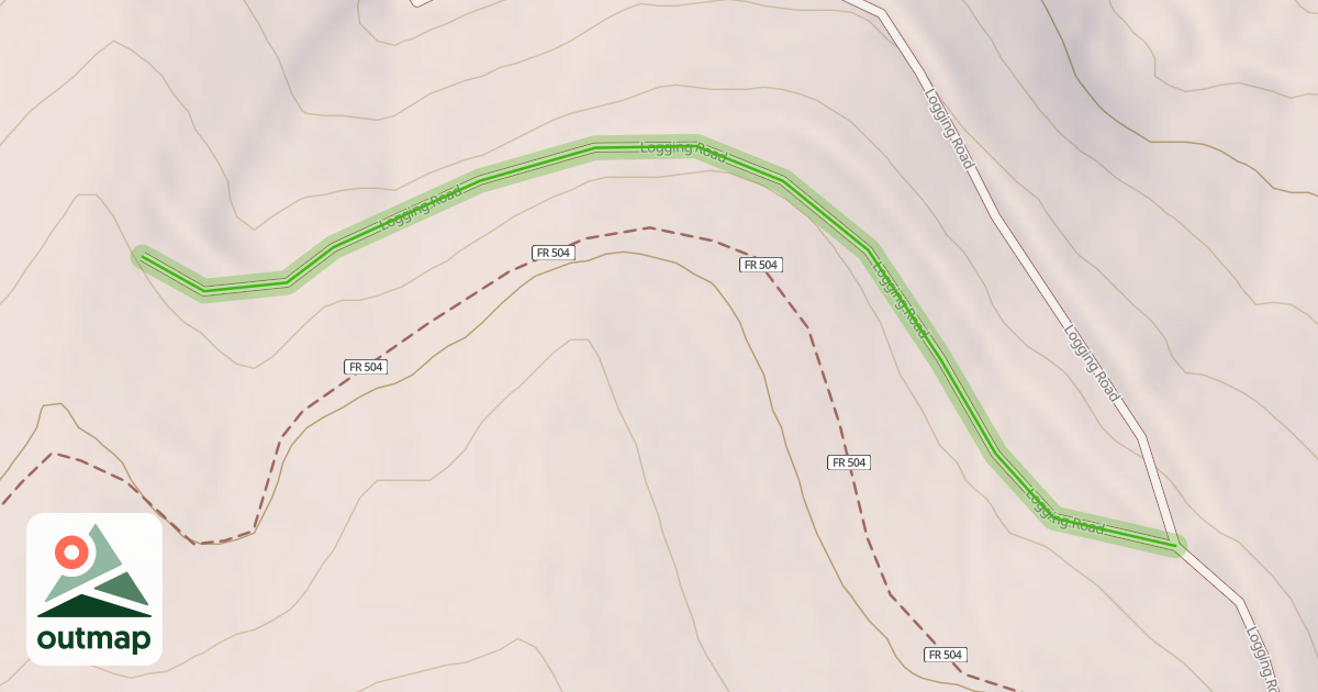 Map of Logging Road
