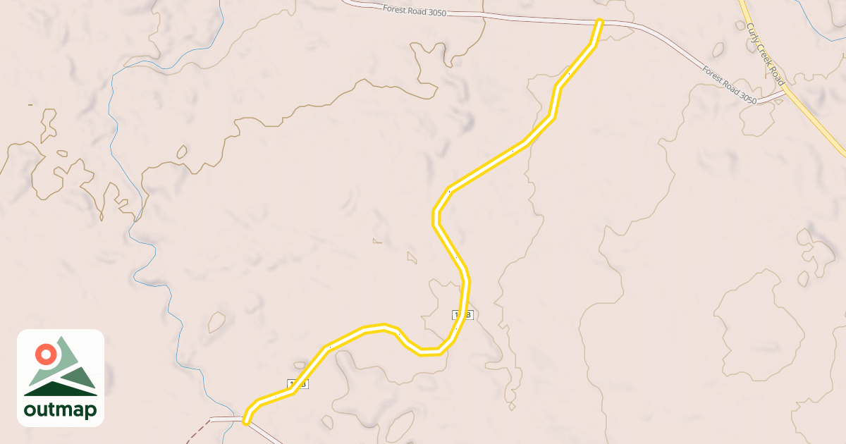 Map of Snofoot Trail #148B