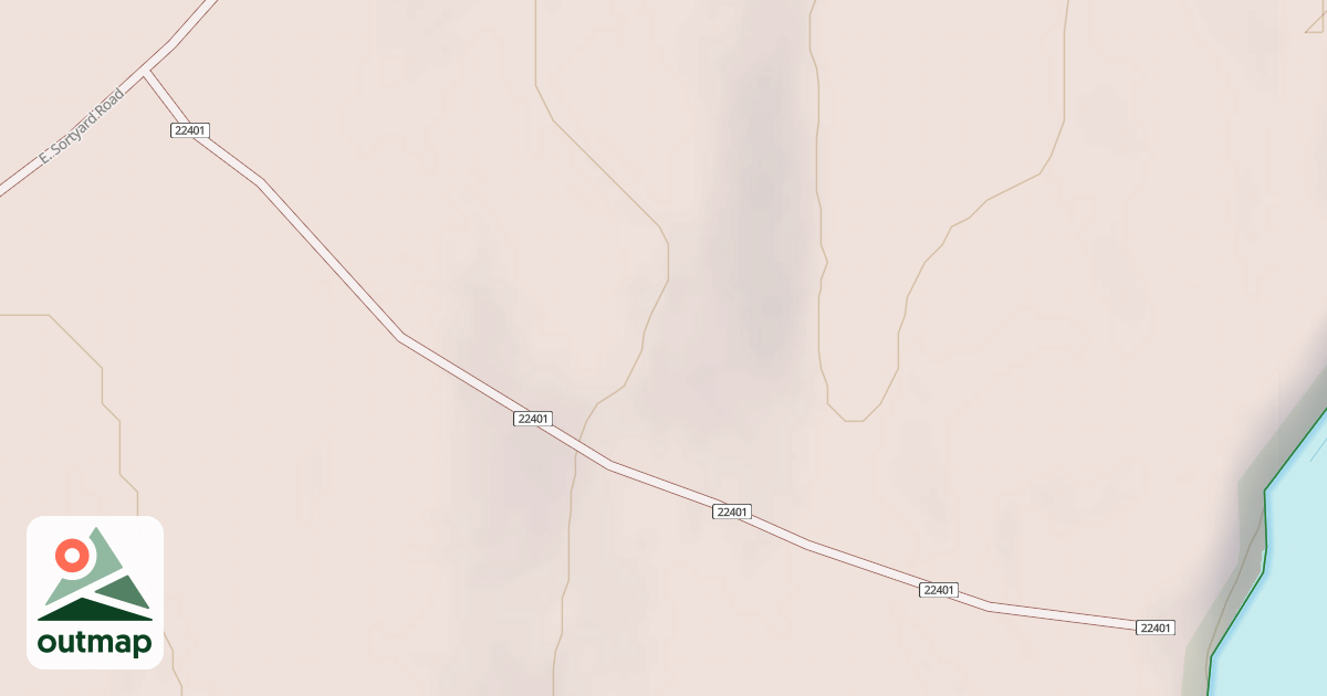 Map of Burnett Inlet Portage Trail