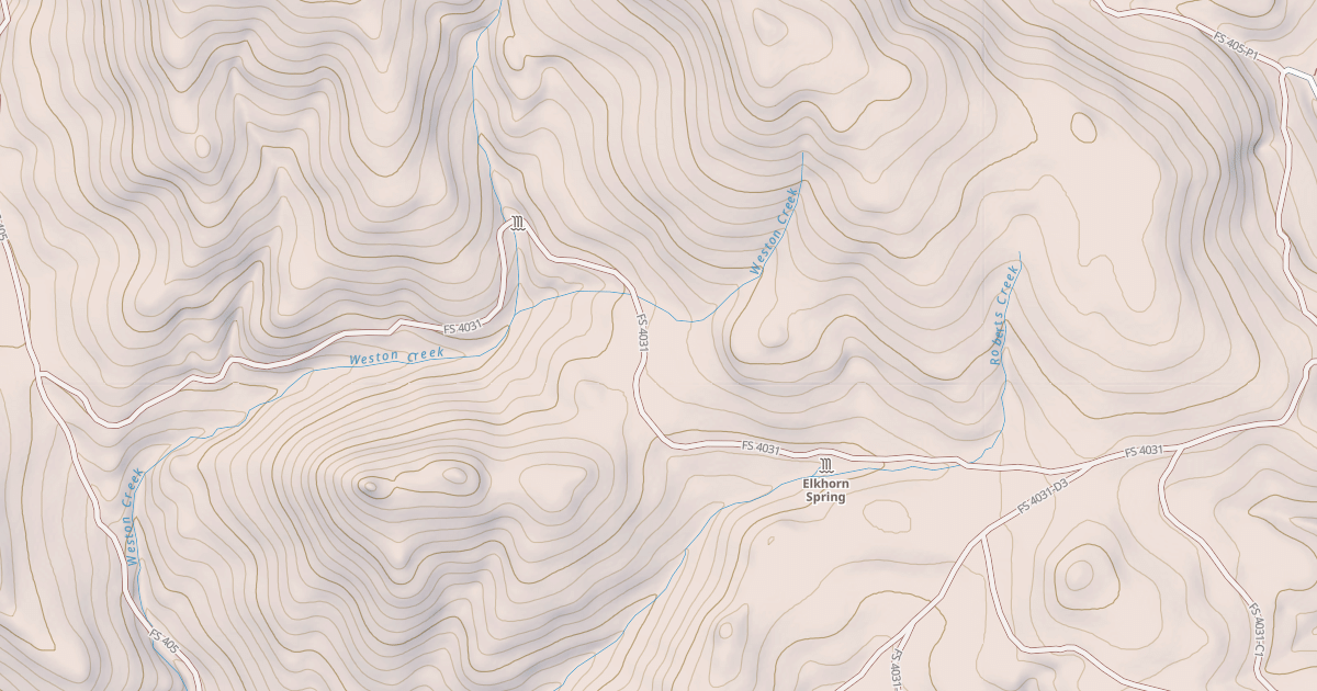 Map preview of WESTON CREEK