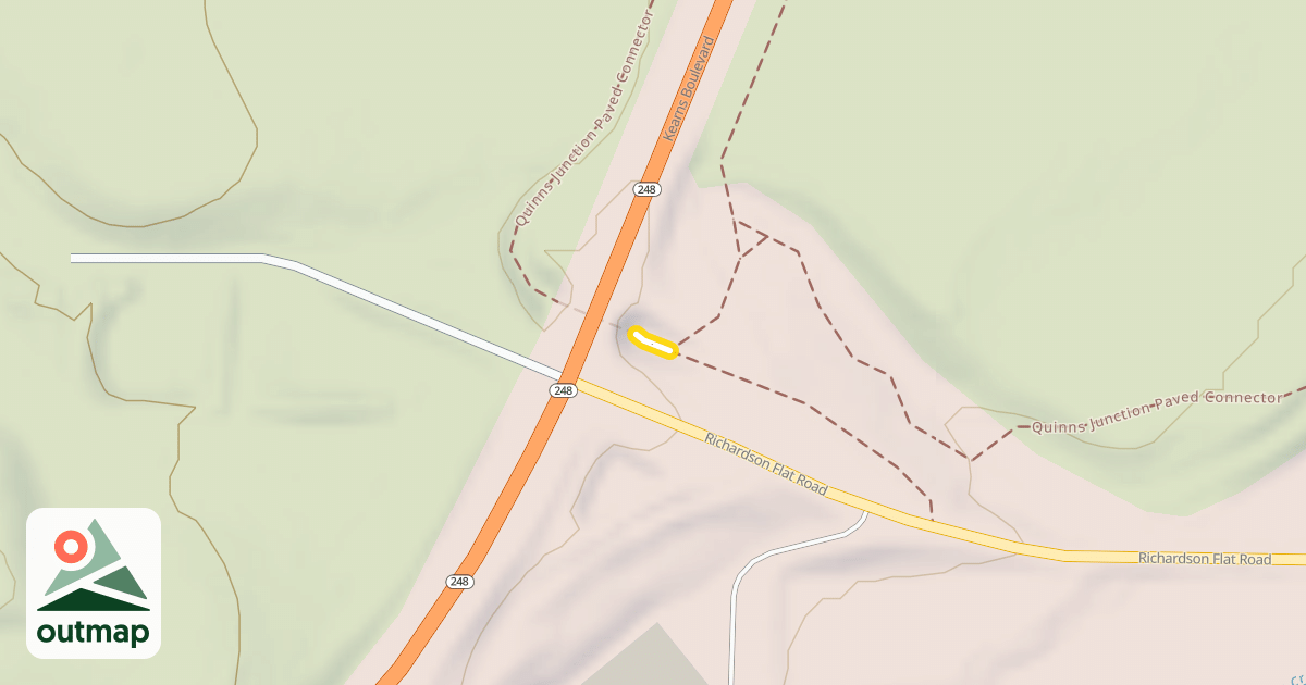 Map of Quinns Junction Paved Connector