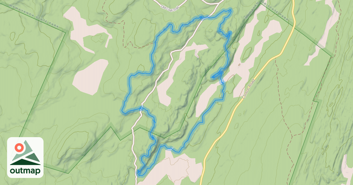 Map of Wildcat Loop