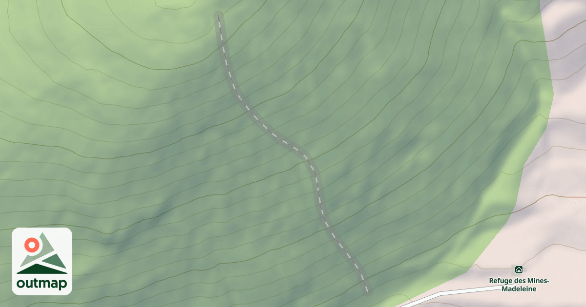 Map of Les aiguilles