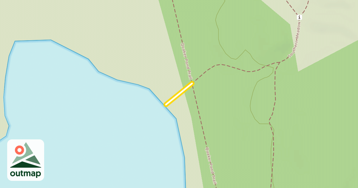 Map of Quaker Pond Trail