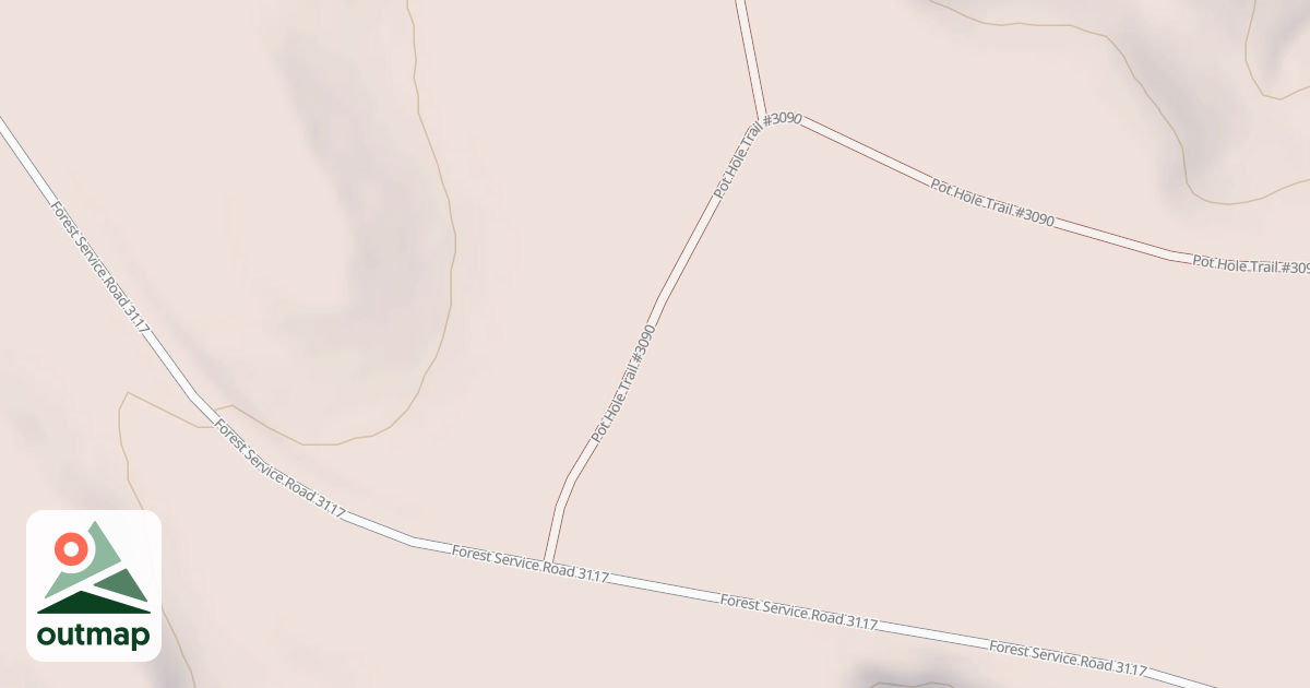Map of CARTER SPRING DIVIDE