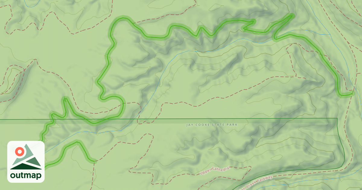 Map of Porcupine Passage