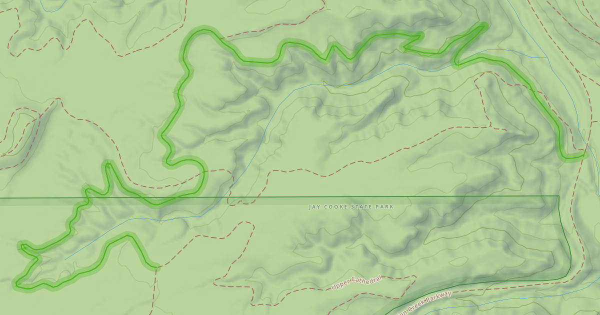 Map preview of Porcupine Passage