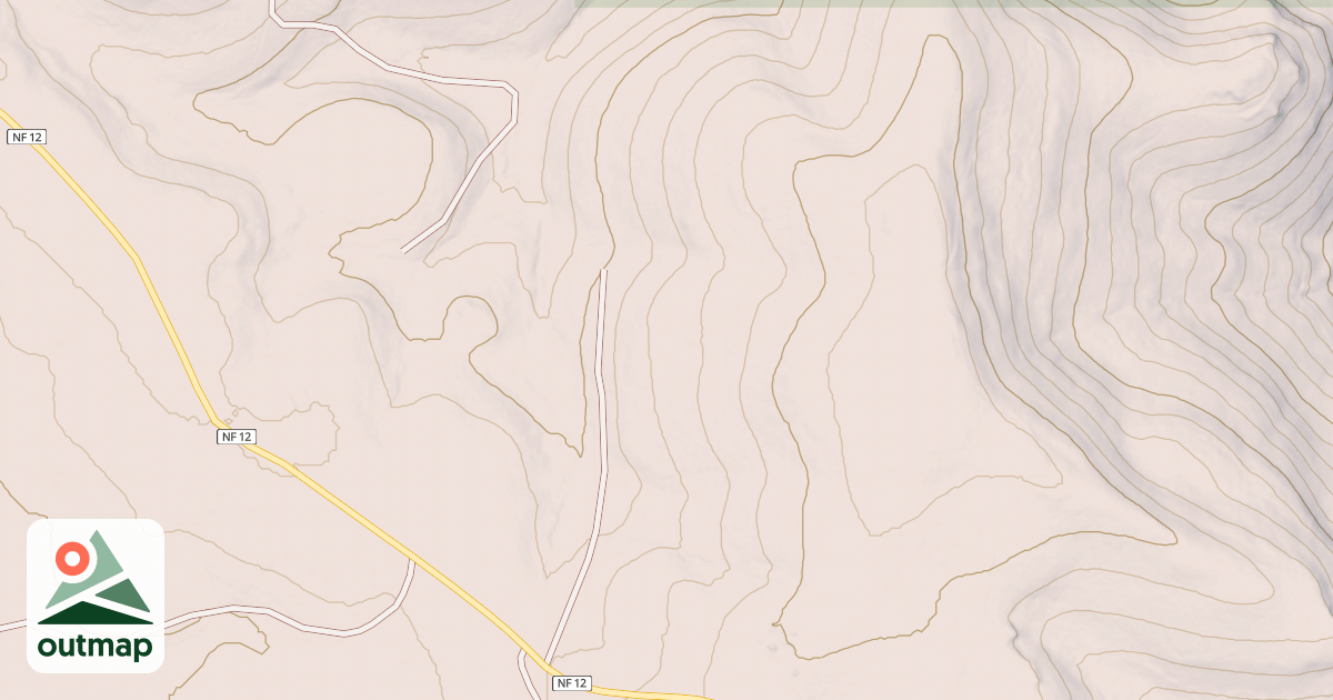 Map of USFS National Forest System Roads {568E6B91-DA0D-4B0F-B4E9-CB049982EE7B}