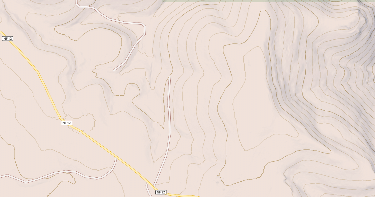 Map preview of USFS National Forest System Roads {568E6B91-DA0D-4B0F-B4E9-CB049982EE7B}
