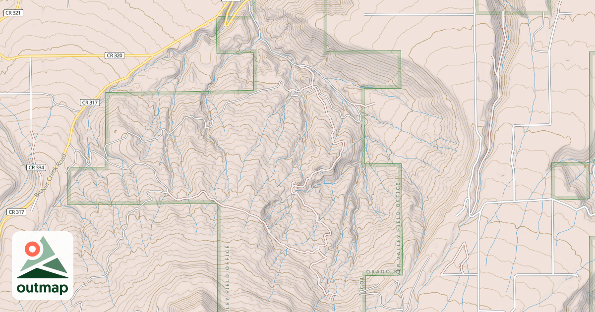 Map of BLM National GTLF Public Motorized Roads 0e4dd8b1-1cd1-48aa-ac1d-963eae387e6a
