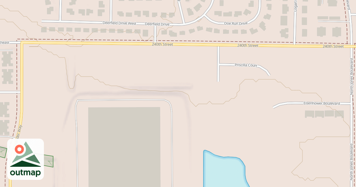 Map of 240th St. Wide Sidewalk
