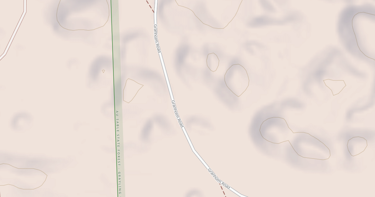 Map preview of Hunt Creek Motorcycle Trail