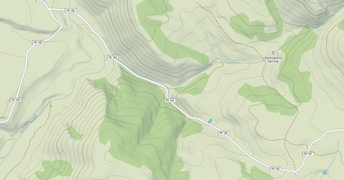 Map preview of MAHOGANY SPRING