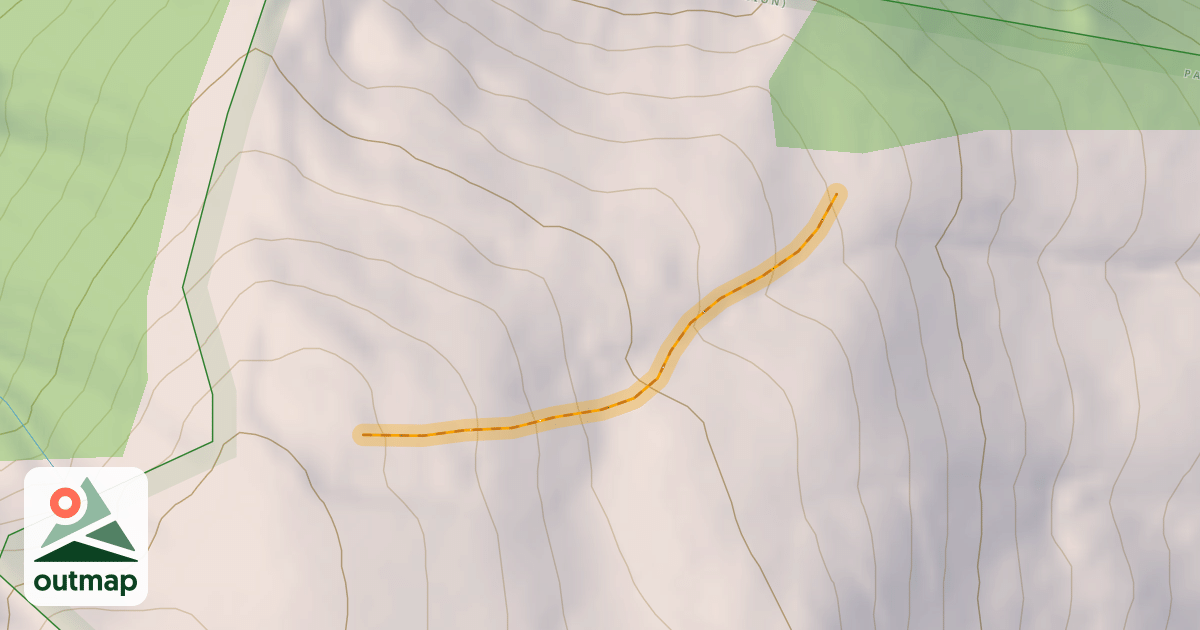 Map of Gimette Hors Piste