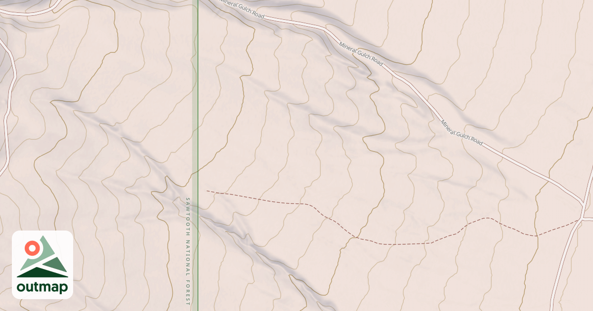 Map of NORTH HAZEL PINE