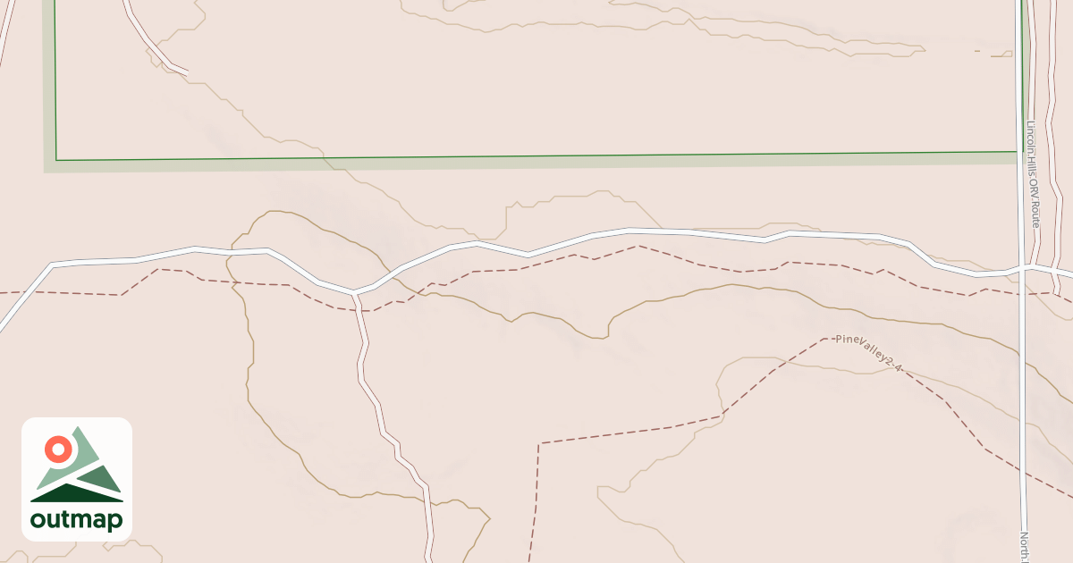 Map of Little Manistee Motorcycle Trail