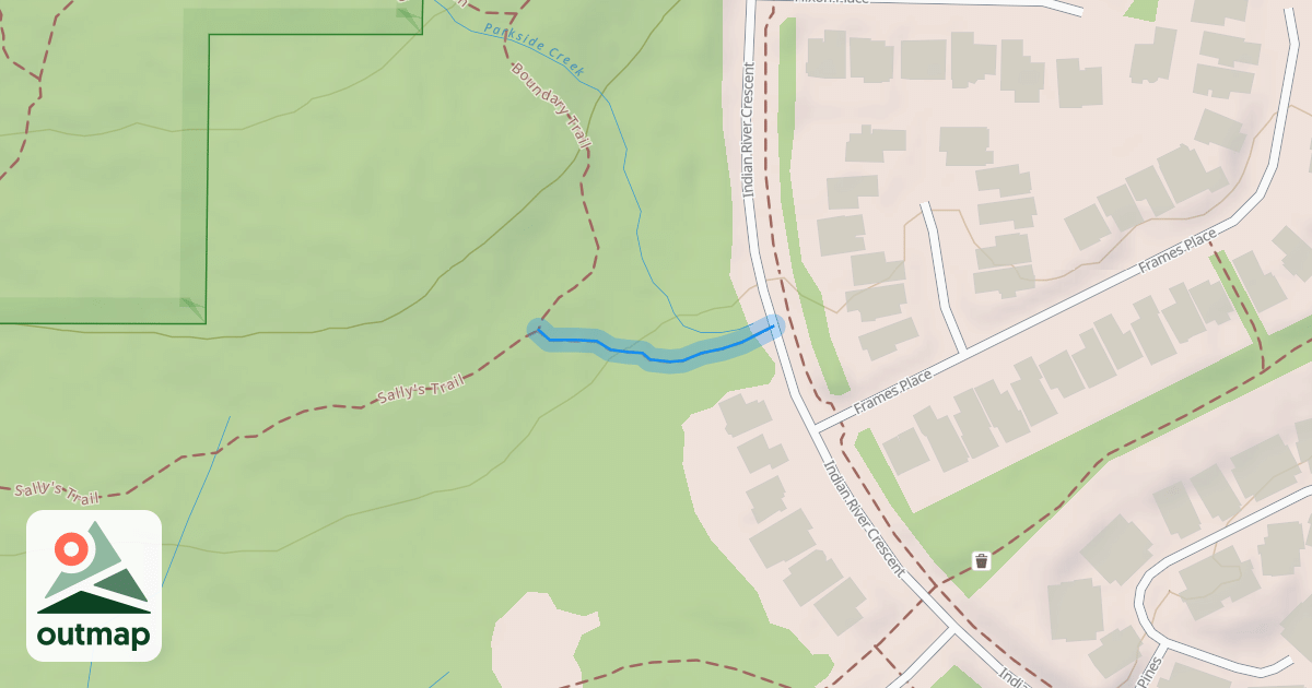 Map of Boundary Trail