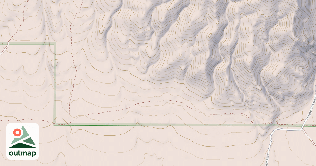 Map of Frontage Trail