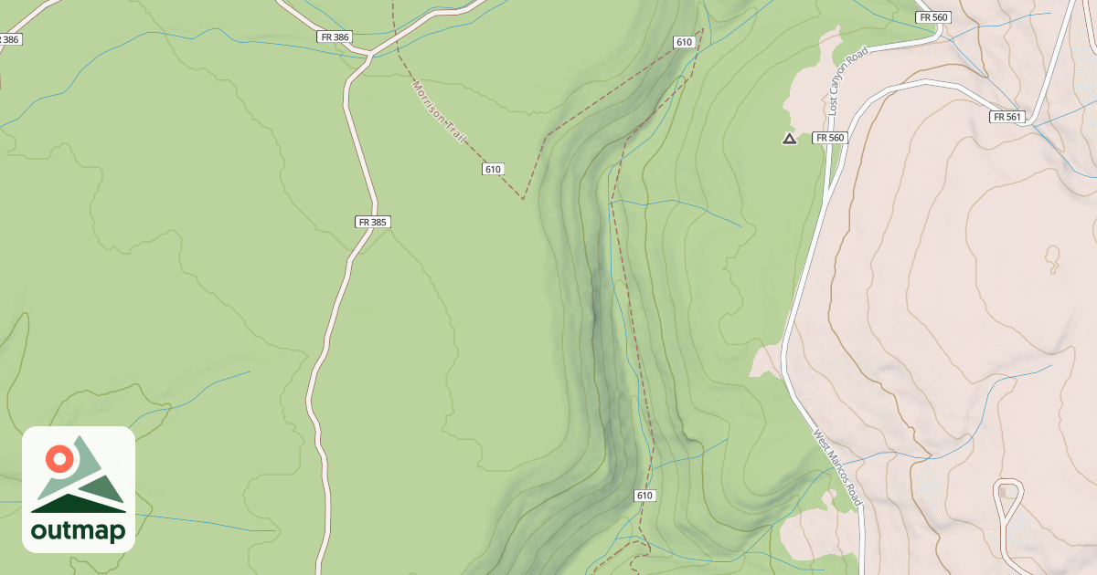 Map of MORRISON