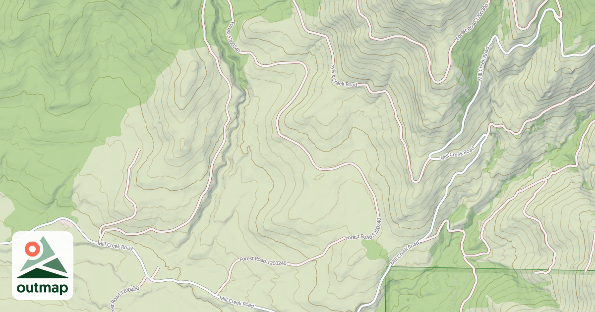 Map of USFS Motor Vehicle Use Map Roads {A05BD614-DDE6-4A9A-A421-DB8DF8C71287}