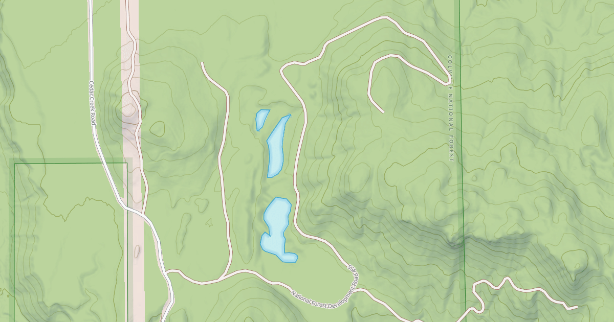 Map preview of USFS Motor Vehicle Use Map Roads {70387F6D-9955-4946-A9EF-80A78C7A40DB}