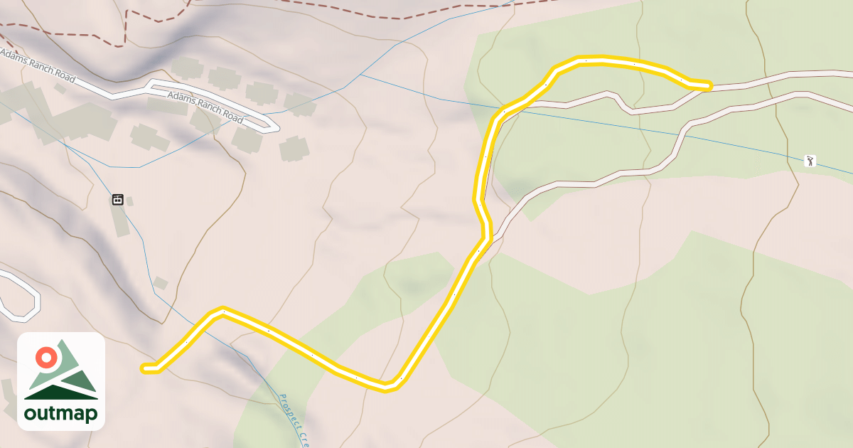 Map of Campbell Peak View Trail
