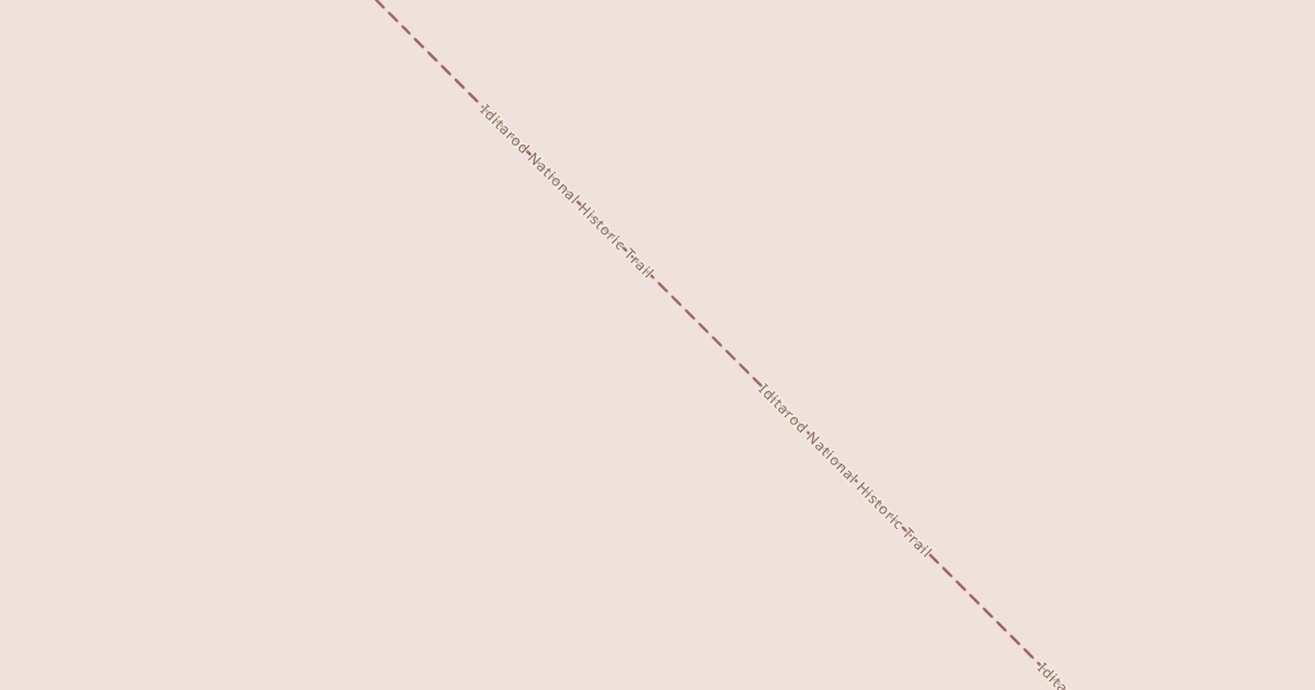 Map preview of Willow to Nome Winter Trail