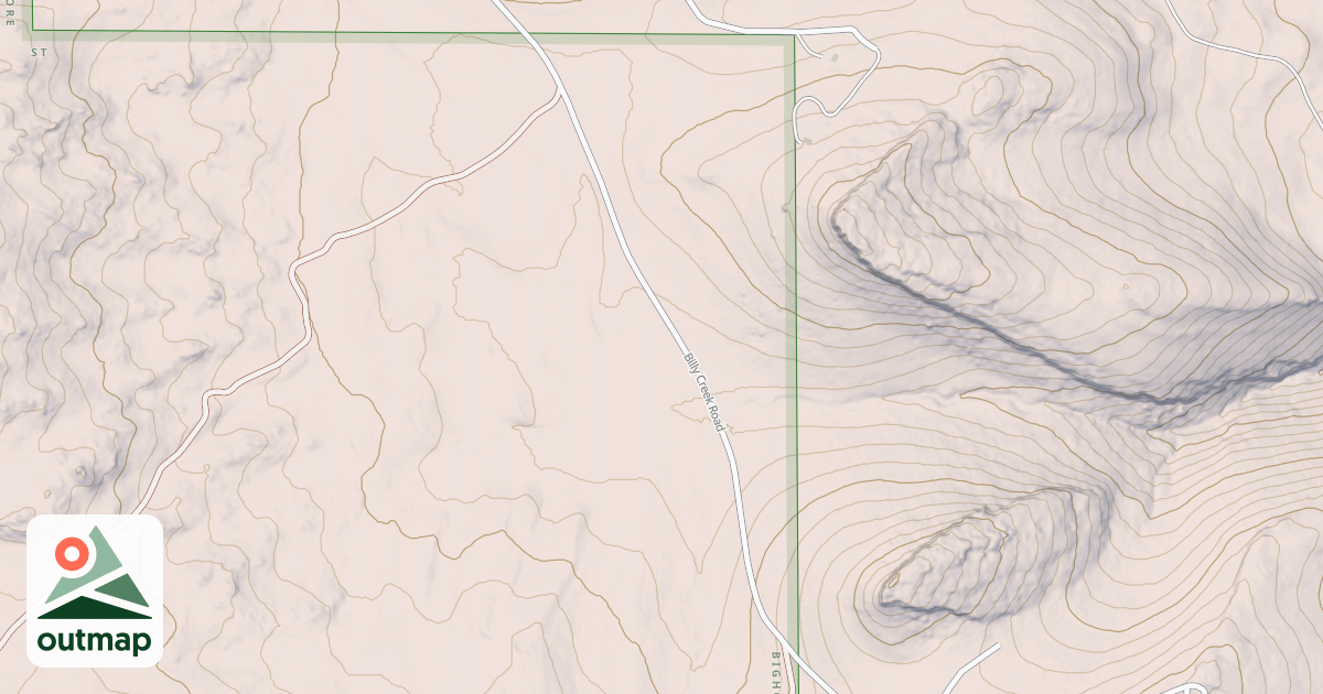 Map of BILLY CREEK