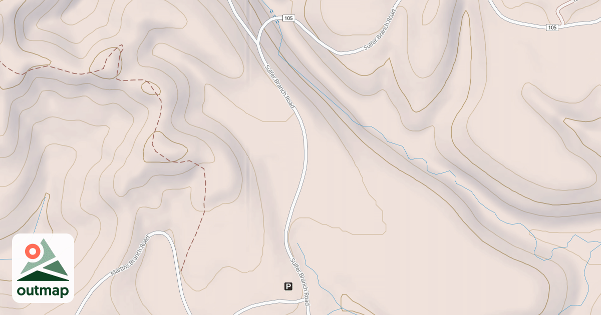 Map of USFS Motor Vehicle Use Map Trails 20731