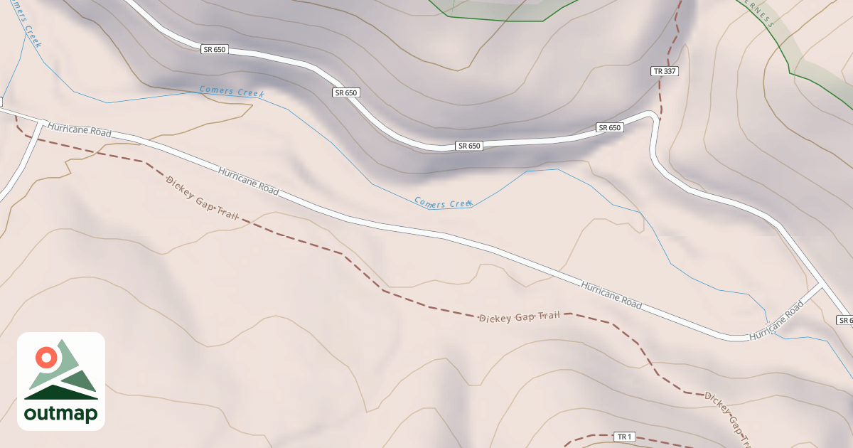 Map of HURRICANE