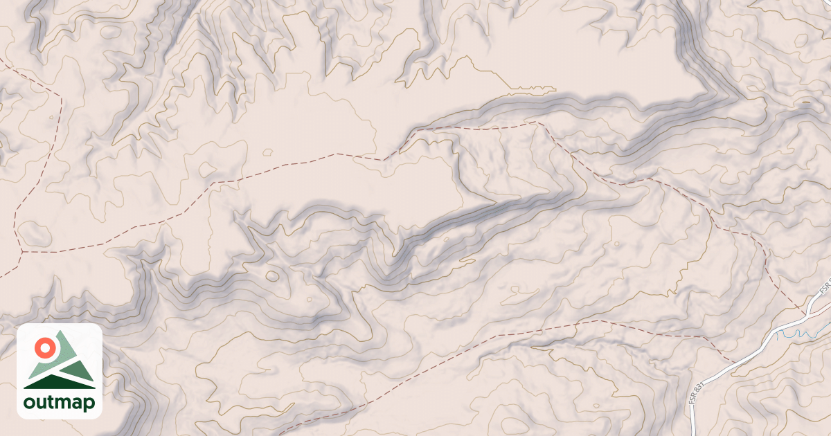 Map of USFS Motor Vehicle Use Map Trails 1200
