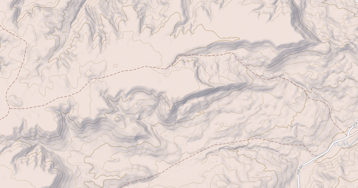 Map preview of USFS Motor Vehicle Use Map Trails 1200