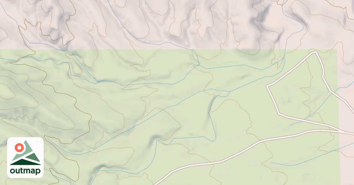 Map of 16049: Temblor Ridge