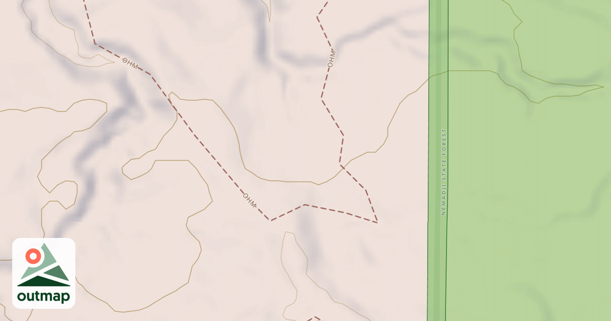 Map of Straight Arrows Trail