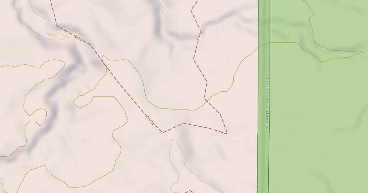 Map preview of Straight Arrows Trail