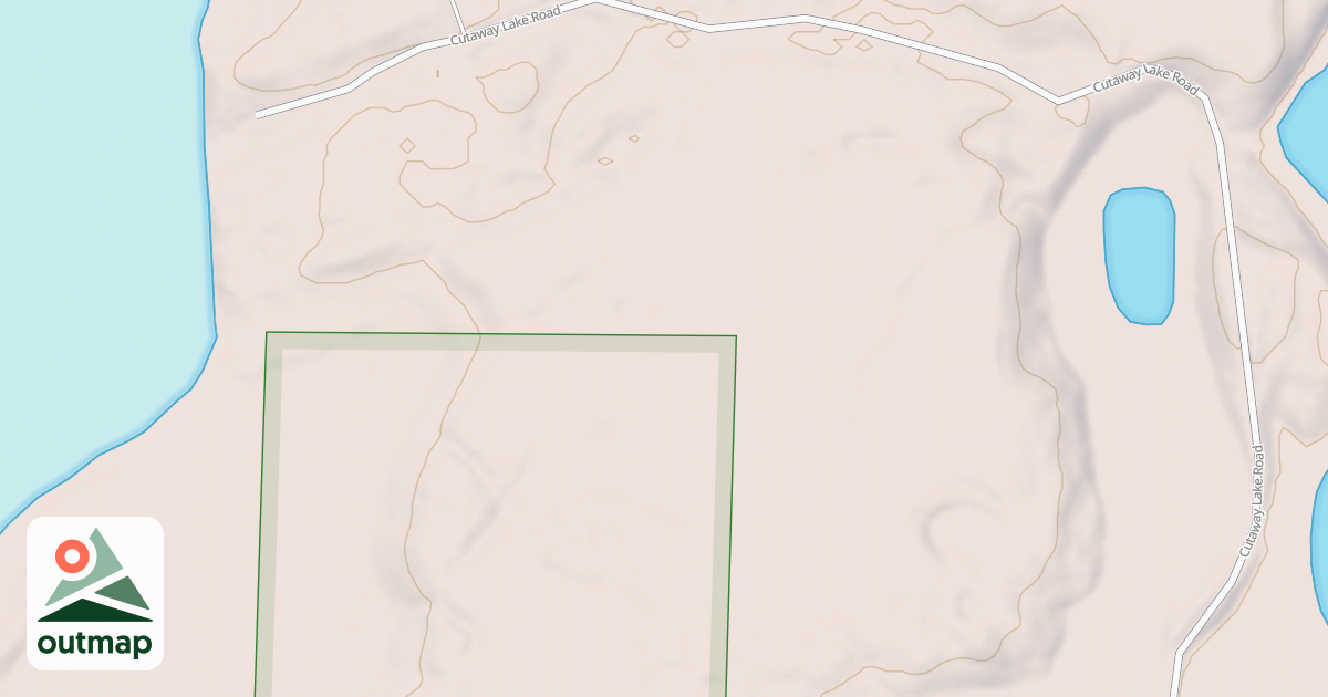 Map of CUTAWAY LAKE ROAD SPUR A