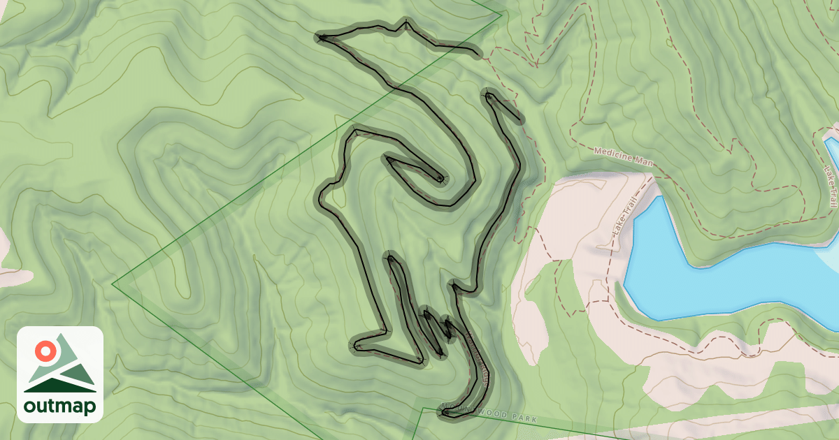 Map of Warrior Ridge