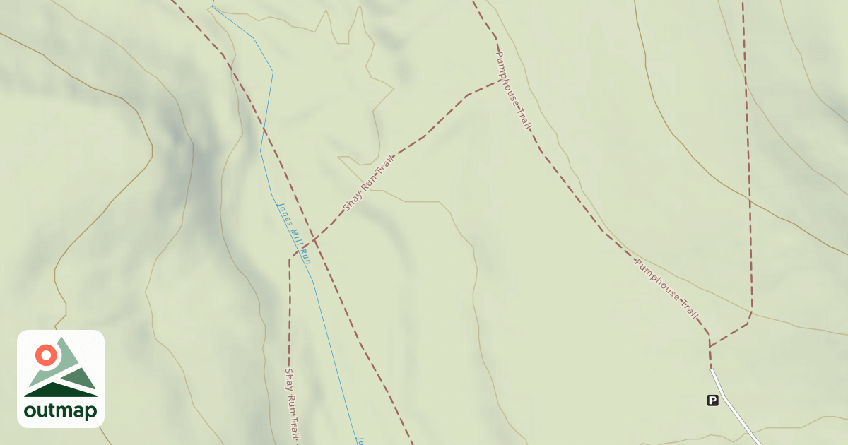 Map of Laurel Hill State Park Trails