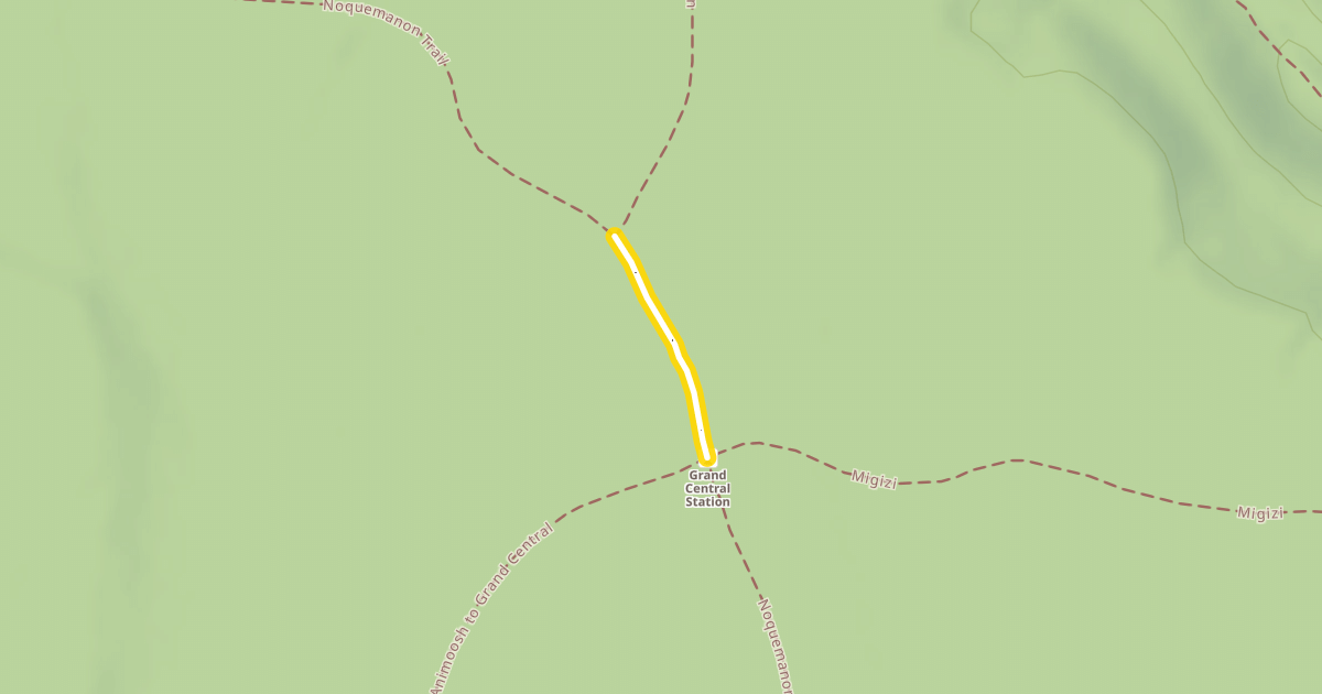 Map preview of Noquemanon Trail