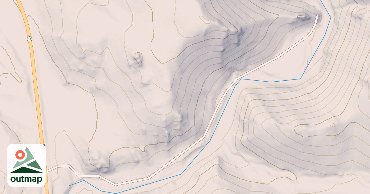 Map of LOWER SOUTH TONGUE