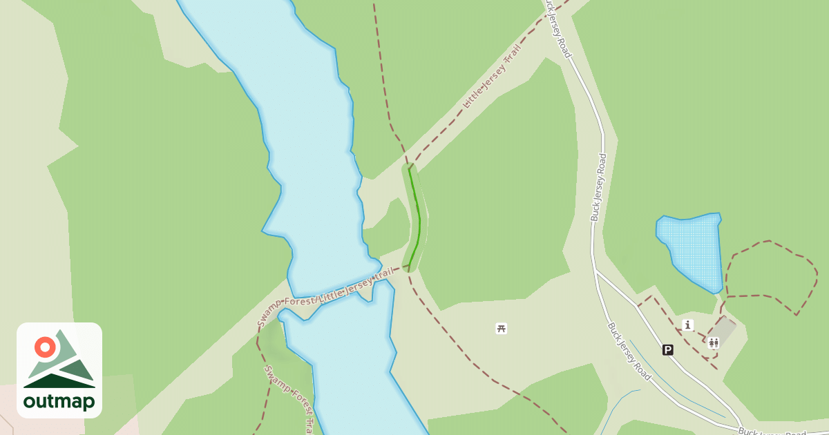 Map of Little Jersey Trail