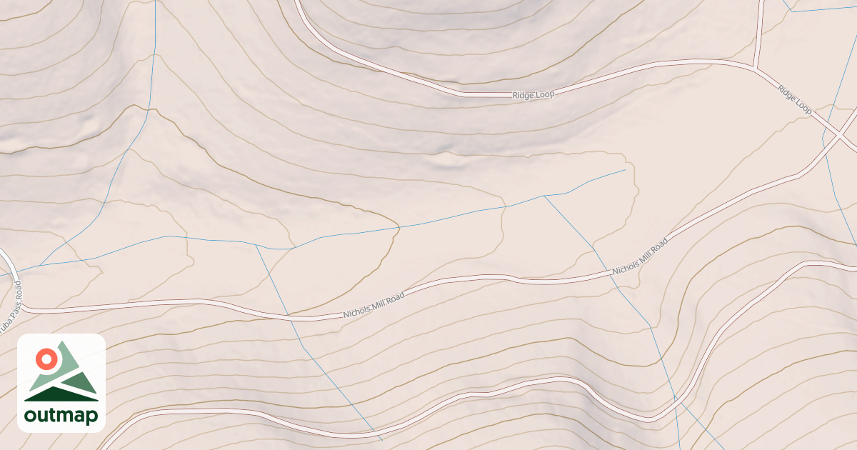 Map of CHURCH CAMP