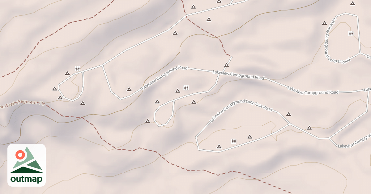 Map of LAKEVIEW CG LOOP F