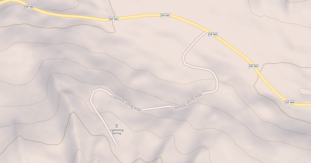 Map preview of LIGHTNING SPRINGS