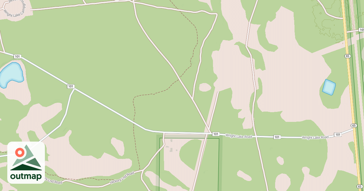 Map of WRIGHT LANDING