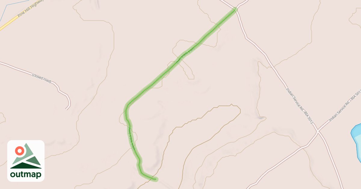 Map of (two track trail)