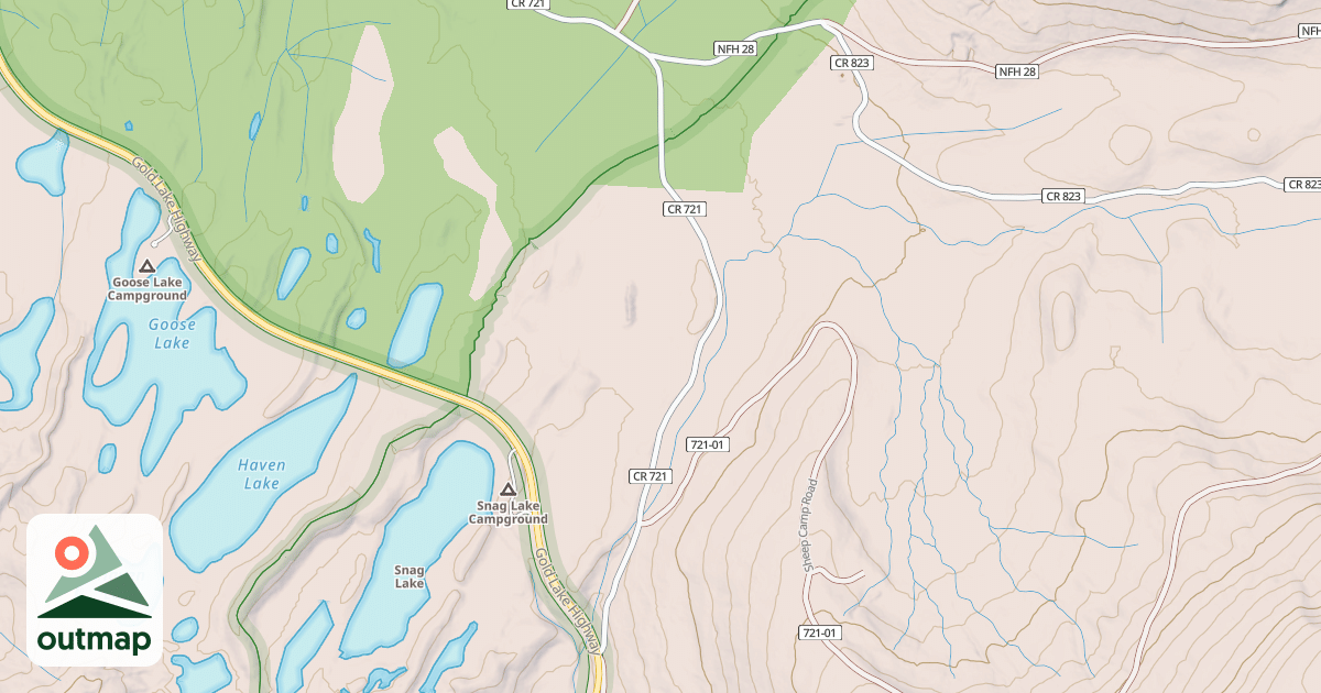 Map of Church Meadow Loop