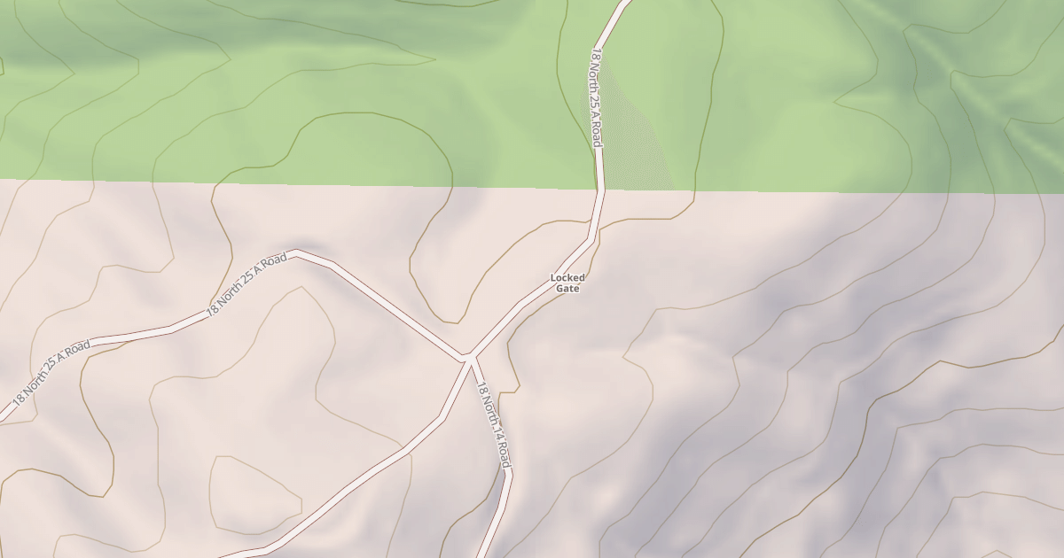 Map preview of LOG RIDGE SPUR A